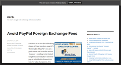 Desktop Screenshot of nerd.steveferson.com