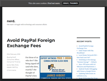 Tablet Screenshot of nerd.steveferson.com